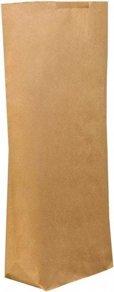Made in USA - Kraft Grocery Bag - 17 x 6 x 29-1/2, Kraft - Exact Tool & Supply