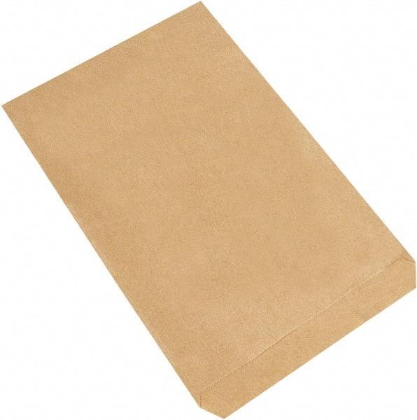 Made in USA - Kraft Grocery Bag - 7-1/2 x 10-1/2, Kraft - Exact Tool & Supply