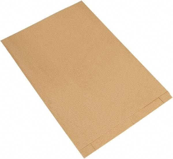 Made in USA - Kraft Grocery Bag - 17 x 24 x 4, Kraft - Exact Tool & Supply