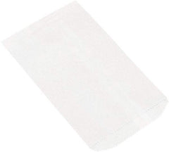 Made in USA - Kraft Grocery Bag - 6-1/4 x 9-1/4, White - Exact Tool & Supply