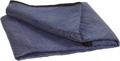 Value Collection - 72" Long x 80" Wide Cotton/Poly Blend Tarp & Dust Cover - Blue - Exact Tool & Supply