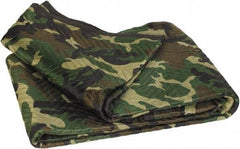 Value Collection - 72" Long x 80" Wide Cotton/Poly Blend Tarp & Dust Cover - Camouflage - Exact Tool & Supply