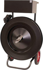 Made in USA - Strapping Dispensers & Carts Type: Heavy-Duty Oscillated Coil Dispenser For Use With: Oscililated Wound Plastic or Steel Strap - Exact Tool & Supply