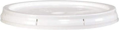Made in USA - Tote & Storage Container Lids For Use With: 5 Gallon Bucket Color: White - Exact Tool & Supply