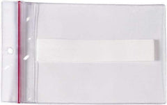 Superscan - 25 Piece Clear Press-On Vinyl Envelope - 9" High x 12" Wide - Exact Tool & Supply