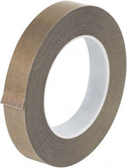 Made in USA - 36 Yd Long x 3/4" Wide, Brown Silicone PTFE Tape - 3 mil Thick - Exact Tool & Supply