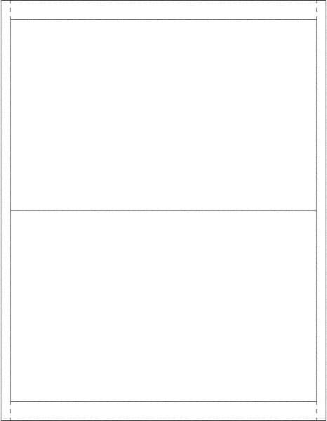 Made in USA - 100 Card Sleeves - 5 x 8" - Exact Tool & Supply
