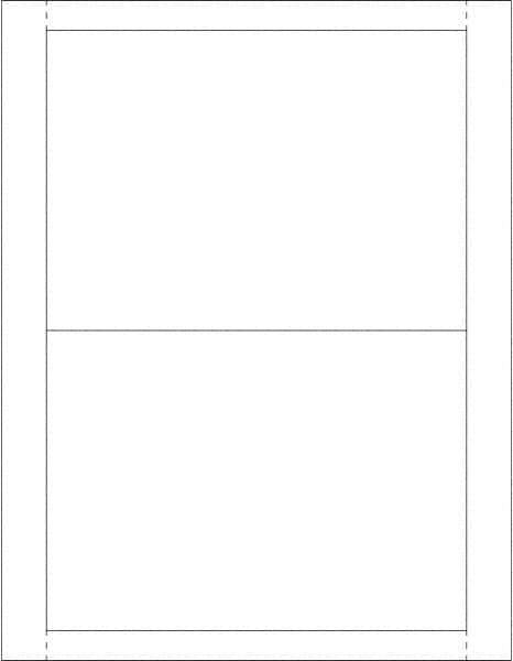 Made in USA - 100 Card Sleeves - 5 x 7" - Exact Tool & Supply