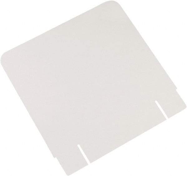Made in USA - 23-3/4" Wide, 1 Compartment, 200#/ECT-32-B Corrugated Pamphlet & Literature Displays - White - Exact Tool & Supply