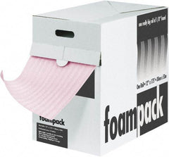 Made in USA - 2,100" Long x 24" Wide, Antistatic Foam Roll - Pink, Standard Grade - Exact Tool & Supply
