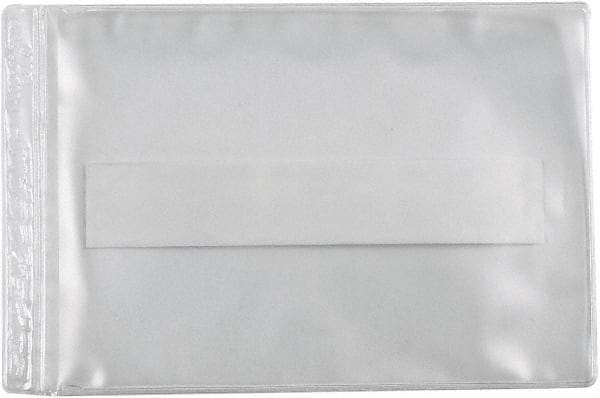 Superscan - 50 Piece Clear Vinyl Envelope - 4" High x 6" Wide - Exact Tool & Supply