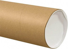Made in USA - 6" Diam x 72" Long Round Jumbo Mailing Tubes - 6 Walls, Kraft (Color) - Exact Tool & Supply
