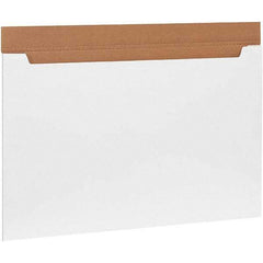 Made in USA - 24" Wide x 36" Long x 2-1/2" High Rectangle Crush Proof Mailers - 1 Wall, White - Exact Tool & Supply