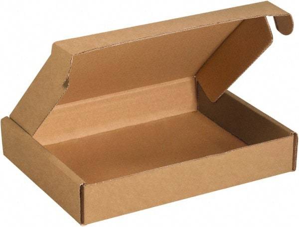Made in USA - 18" Wide x 22" Long x 2-3/4" High Rectangle Crush Proof Mailers - 1 Wall, Kraft (Color) - Exact Tool & Supply