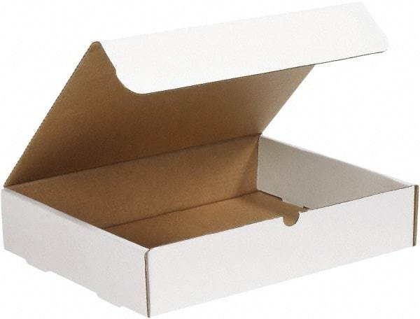 Made in USA - 24" Wide x 30" Long x 4" High Rectangle Crush Proof Mailers - 1 Wall, White - Exact Tool & Supply