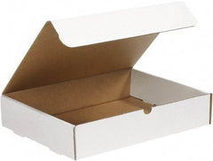 Made in USA - 24" Wide x 30" Long x 4" High Rectangle Crush Proof Mailers - 1 Wall, White - Exact Tool & Supply