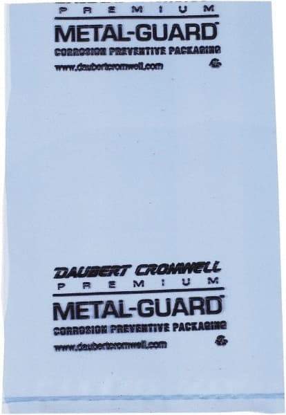 Made in USA - 6 x 8", 4 mil VCI Polybags - Blue - Exact Tool & Supply