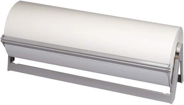 Value Collection - 1,440' Long x 12" Wide Roll of White Newsprint Paper - 30 Lb Paper Weight - Exact Tool & Supply