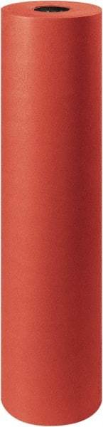 Made in USA - 1,000' Long x 36" Wide Roll of Colored Kraft Paper - 50 Lb Paper Weight - Exact Tool & Supply