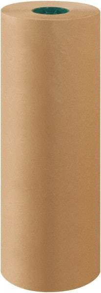 Made in USA - 1,000' Long x 24" Wide Roll of Virgin Kraft Paper - 30 Lb Paper Weight - Exact Tool & Supply