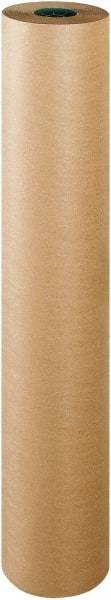 Made in USA - 600' Long x 48" Wide Roll of Kraft Paper with 10# Gloss Polyethylene - 50 Lb Paper Weight - Exact Tool & Supply