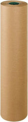 Made in USA - 600' Long x 36" Wide Roll of Kraft Paper with 10# Gloss Polyethylene - 50 Lb Paper Weight - Exact Tool & Supply
