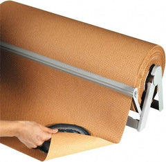 Made in USA - 300' Long x 48" Wide Roll of Indented Kraft Paper - 60 Lb Paper Weight - Exact Tool & Supply