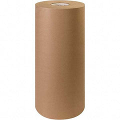 Made in USA - 1,200' Long x 20" Wide Roll of Recycled Kraft Paper - 30 Lb Paper Weight - Exact Tool & Supply