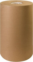 Made in USA - 600' Long x 15" Wide Roll of Recycled Kraft Paper - 60 Lb Paper Weight - Exact Tool & Supply