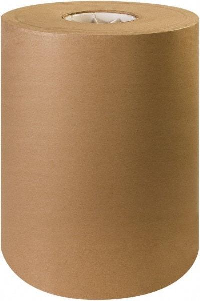 Made in USA - 600' Long x 12" Wide Roll of Recycled Kraft Paper - 60 Lb Paper Weight - Exact Tool & Supply