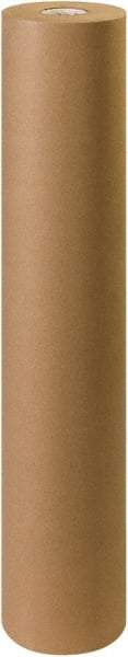Made in USA - 1,200' Long x 48" Wide Roll of Recycled Kraft Paper - 30 Lb Paper Weight - Exact Tool & Supply