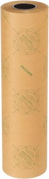Made in USA - 600' Long x 24" Wide Roll of VCI Paper - 35 Lb Paper Weight - Exact Tool & Supply