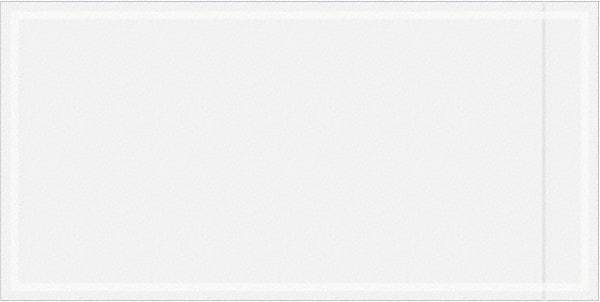 Value Collection - 1,000 Piece, 6" Long x 12" Wide, Packing List Envelope - Unprinted, Clear - Exact Tool & Supply