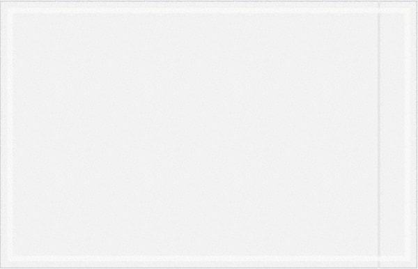 Value Collection - 1,000 Piece, 5-1/8" Long x 8" Wide, Packing List Envelope - Unprinted, Clear - Exact Tool & Supply