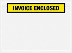Value Collection - 1,000 Piece, 7-1/2" Long x 5-1/2" Wide, Packing List Envelope - Invoice Enclosed, Yellow - Exact Tool & Supply