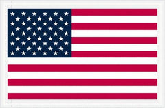 Value Collection - 1,000 Piece, 5-1/4" Long x 8" Wide, Packing List Envelope - Packing List Enclosed, Red, White & Blue - Exact Tool & Supply
