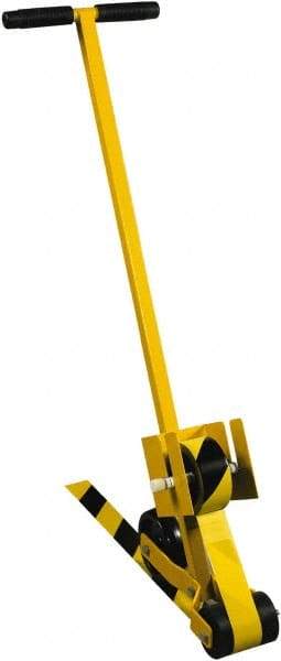 Value Collection - Safety Tape Dispensers For Use With: Vinyl Tape Color: Black; Yellow - Exact Tool & Supply