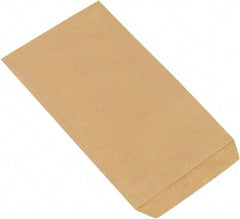 Made in USA - Kraft Grocery Bag - 6-1/4 x 9-1/4, Kraft - Exact Tool & Supply
