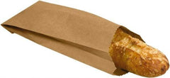 Made in USA - Kraft Grocery Bag - 3-3/4 x 2-1/4 x 11-1/2, Kraft - Exact Tool & Supply
