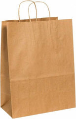 Made in USA - Kraft Grocery Bag - 13 x 7 x 17, Kraft - Exact Tool & Supply