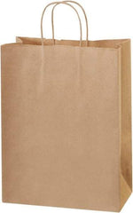 Made in USA - Kraft Grocery Bag - 10 x 5 x 13, Kraft - Exact Tool & Supply