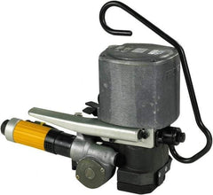 Made in USA - 1/2" Wide, Steel Crimper - Cut Function, Use with Steel Strapping - Exact Tool & Supply