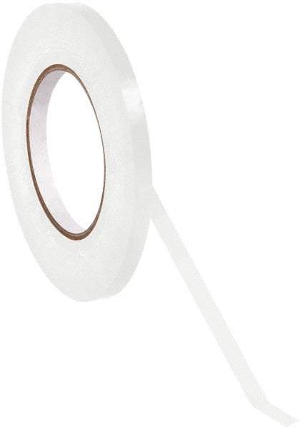 Value Collection - 180 Yd Long, Bag Tape - White - Exact Tool & Supply