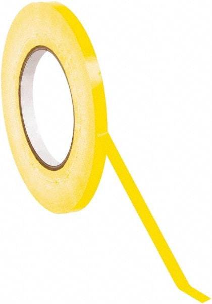 Value Collection - 180 Yd Long, Bag Tape - Yellow - Exact Tool & Supply