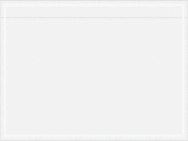 Value Collection - 1,000 Piece, 4" Long x 3" Wide, Packing List Envelope - Unprinted, Clear - Exact Tool & Supply