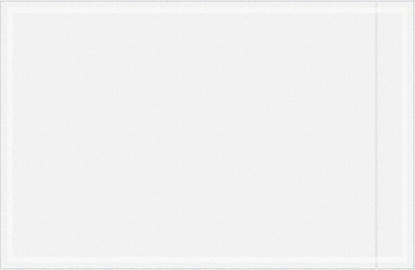 Value Collection - 1,000 Piece, 6-1/2" Long x 10" Wide, Packing List Envelope - Unprinted, Clear - Exact Tool & Supply