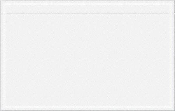 Value Collection - 1,000 Piece, 9-1/2" Long x 6" Wide, Packing List Envelope - Unprinted, Clear - Exact Tool & Supply