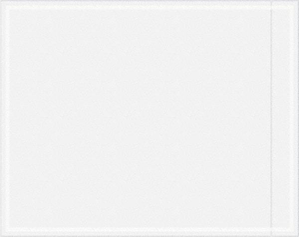 Value Collection - 500 Piece, 9-1/2" Long x 12" Wide, Packing List Envelope - Unprinted, Clear - Exact Tool & Supply
