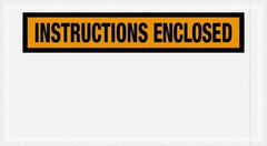 Value Collection - 1,000 Piece, 5-1/2" Long x 10" Wide, Packing List Envelope - Instructions Enclosed, Orange - Exact Tool & Supply