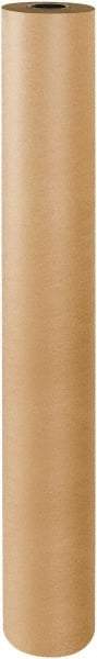 Made in USA - 600' Long x 60" Wide Roll of Kraft Paper with 10# Gloss Polyethylene - 50 Lb Paper Weight - Exact Tool & Supply